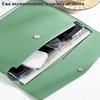 Leather Leather File Folder Large Capacity Briefcase Stationery Dustproof Document Bag  Women Men