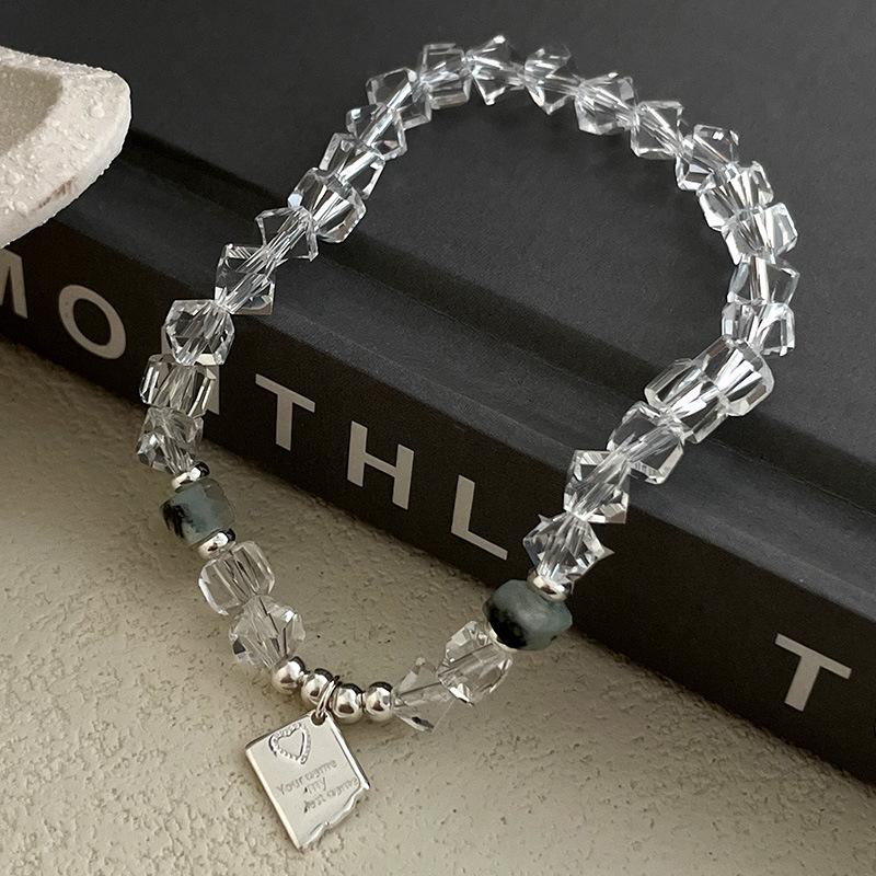 Banyan Tree S925 Серебряный Кристалл Женский Браслет Корейский Стиль - Нишевая Модная Бижутерия для Наложения