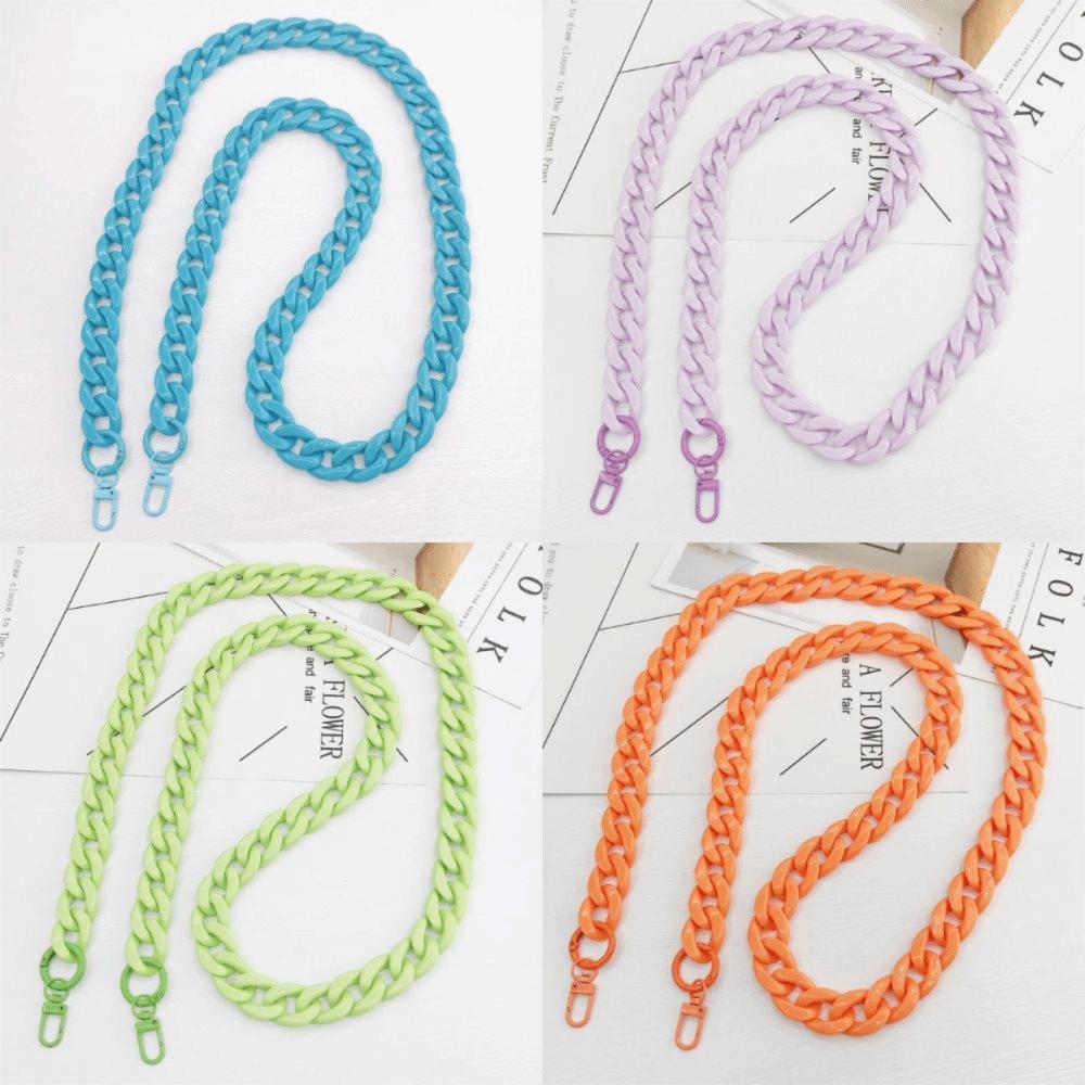 Anti-Slip Acrylic Phone Chain Vintage Crossbody Lanyard Retro Portable Phone Strap For Women