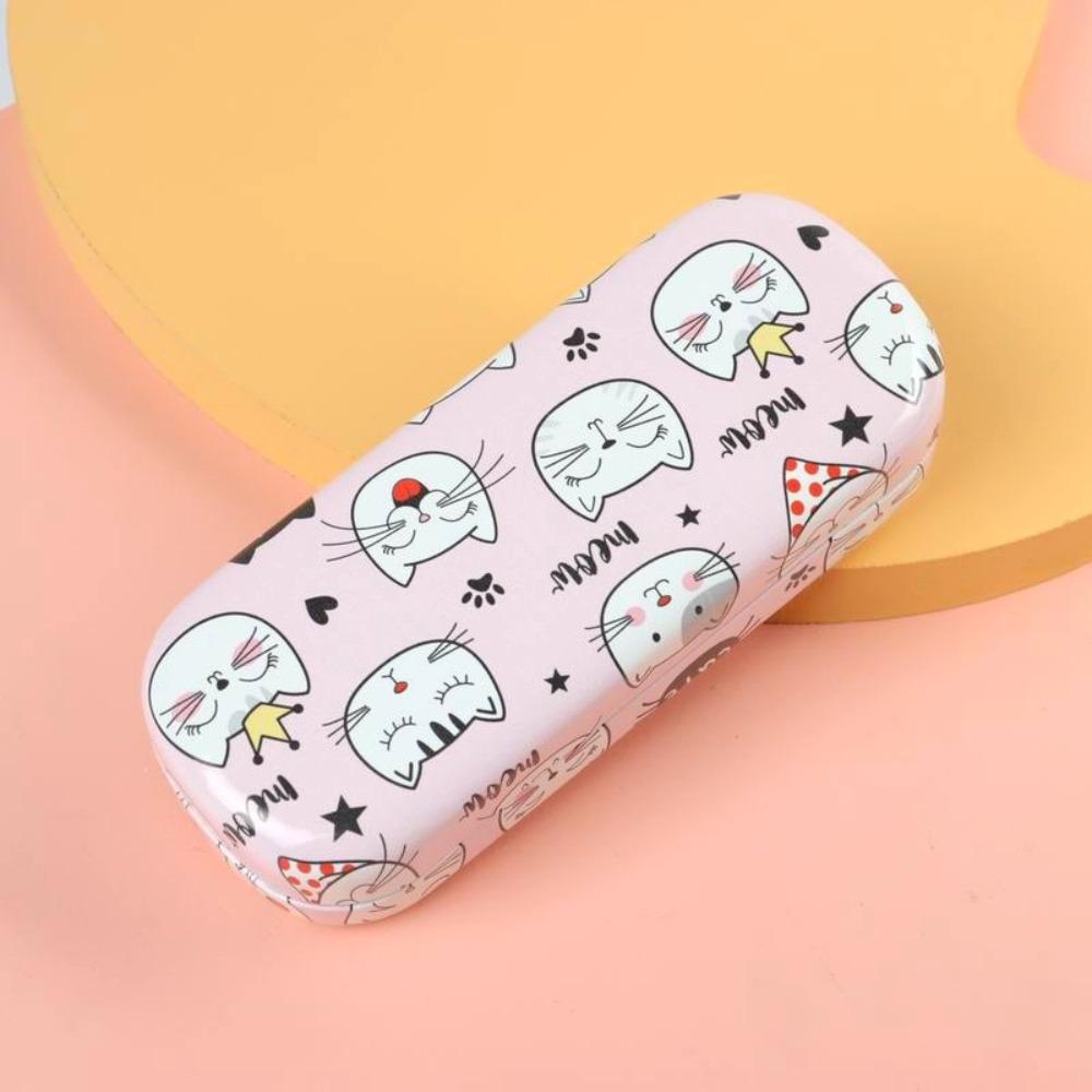 Hard Shell Glasses Box PU Leather Sunglasses Holder Portable Glasses Storage Case  Men