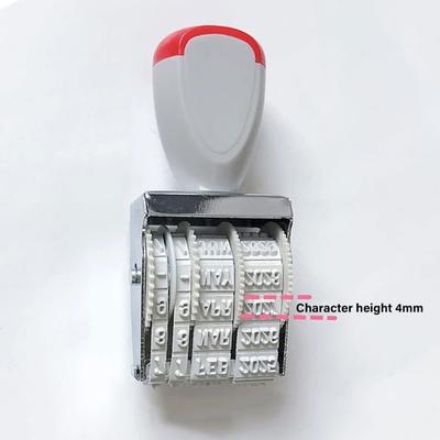 Резиновый штамп датер Испанский штамп даты Французский штамп даты Офисный штамп Инструмент для скрапбукинга Подписание документов