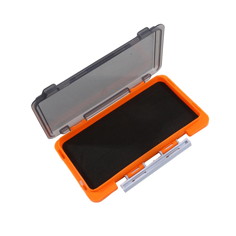 PP рыболовный ящик портативный губчатый коврик коробки для нахлыстовых приманок органайзер для хранения крючков чехол для приманки коробка для аксессуаров