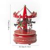Деревянная музыкальная шкатулка-карусель - Рождественский и подарок на день рождения для детей, креативное украшение для дома