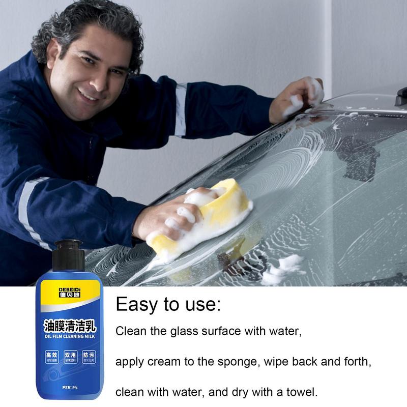 Средство для удаления масляной пленки со стекол автомобиля, губка для чистки автомобильных стекол, щетка для чистки лобового стекла, очиститель масляной пленки для внутренней части лобового стекла автомобиля