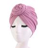 New Donut Turban Caps For Women Stretch Hijab Cap Muslim Soft Cotton Headscarf Bonnet Hat Ladies Headband Turbans Headwrap