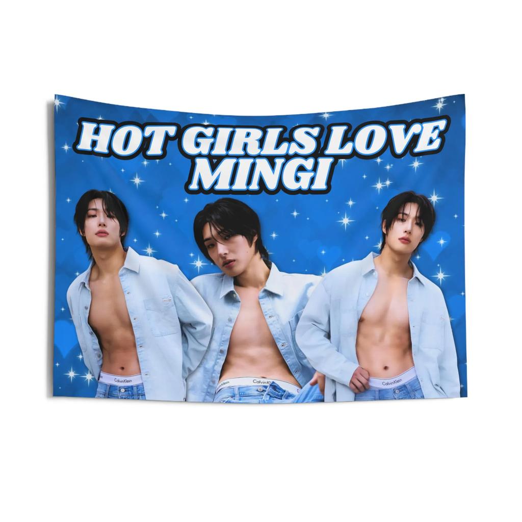 K-pop Inspired Wall Tapestry Idol Adoration Wall Hanging Wall Flag - Pop Art Home Decoration Suitable For Bedroom