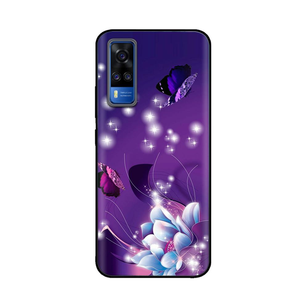Для vivo Y31 2021 Чехол Мягкий Черный силикон Задняя крышка Fundas Для Vivo Y51a Y51 2020 Декабрь V2030 Y 51 VivoY31 V2036 Чехол для телефона