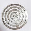 Rounded Corners Circle Template Ruler Stainless Steel Drafting Ruler  Leather Crafting