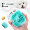 Bathroom Puppy Big Dog Cat Bath Massage Gloves Brush Soft Safety Silicone Pet Accessories for Dogs Cats Tools