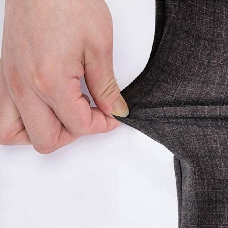 Осень-зима, женские флисовые повседневные клетчатые брюки-карандаш, корейская модная уличная одежда, теплые прямые брюки с высокой талией