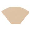 Bestco Eco-Friendly Coffee Paper Filters, 102mm, Trapezoidal Shape, 2-4 Cups, Pack of 100, Brown, MA-442