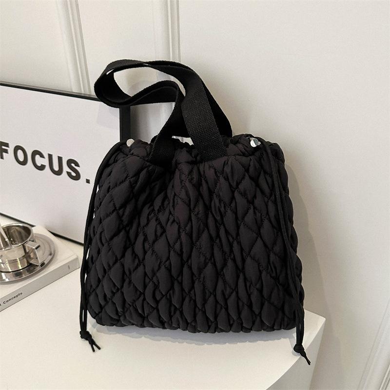 Сумка Облако Сложенная сумка Повседневная Индивидуальная Легкая Большая Вместительная Сумка Тоут Rhombus Сумка-мессенджер для поездок на работу