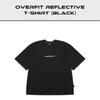 TREASURE REBOOT Overfit Reflective T-shirt Black