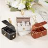 Wedding Ring Bearer Pouch For Dog Collar Leather Wedding Ring Box Holder Pet Supplies For Proposal Engagement Wedding Ceremony