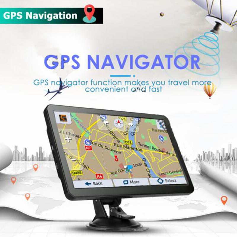 Malinaisi Новый 7-дюймовый автомобильный грузовик спутниковая навигация GPS-навигация 8 ГБ карты Европы сенсорный экран навигатор