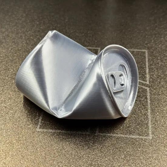 Soda Can Phone Stand 3D Printed Crushed Can Phone Holder Universal Smartphone Stand for Desk Nightstand Shelf