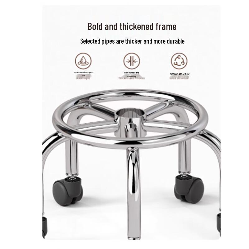 Fapuou Mobile Rolling Low Stool