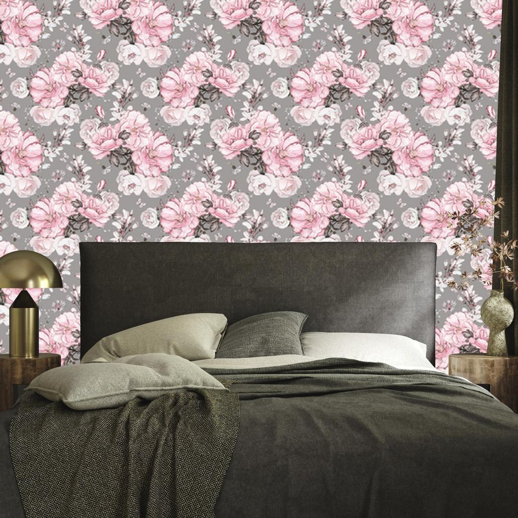 Flowers wallpaper for living room and bedroom 50x1000