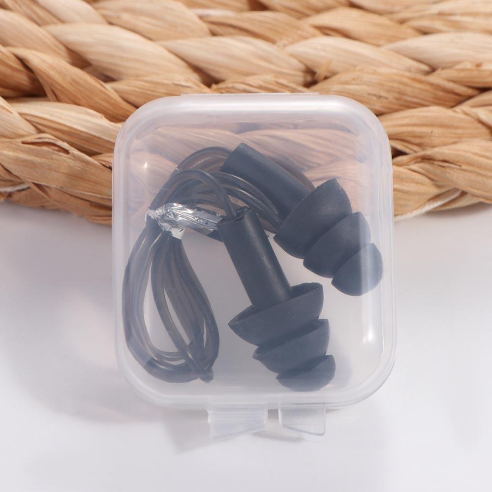 Accessories Hearing Sleep Earplugs Swim Ear Plugs Nasal Clip Earplugs with Rope Silicone Ear Plugs