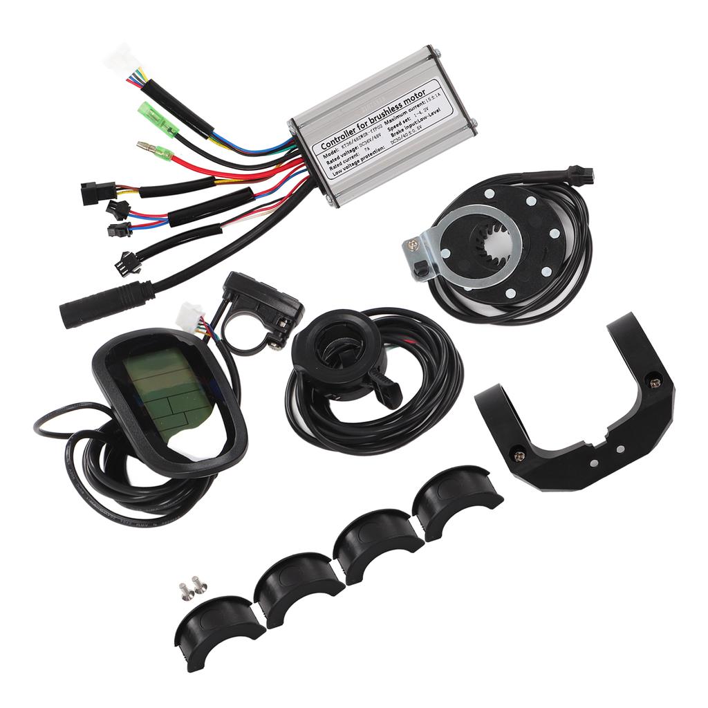 15A 36V 48V 250W Бесколлекторный контроллер двигателя Комплект панели дисплея LCD6 Контроллер для модификации литиевой батареи для электрического