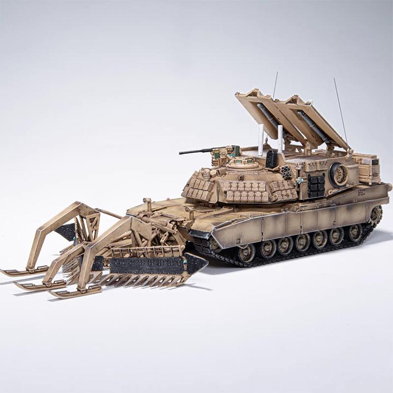 AM 1/72 Масштаб M1ABV Штурмовая Разрушающая Машина M1150 Саперно-Спасательный Танк Тяжелая Инженерная Боевая Машина Симуляция Смоляная Модель