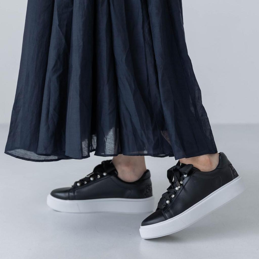 [Evol] Кроссовки с мягкими жемчужными вставками, Размеры S-LL