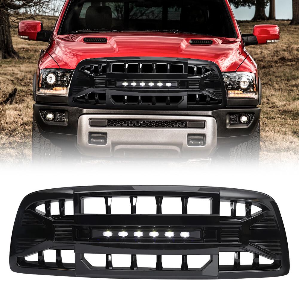 Решетка радиатора в стиле "Боевой топор" для Dodge Ram 1500 2009-2012