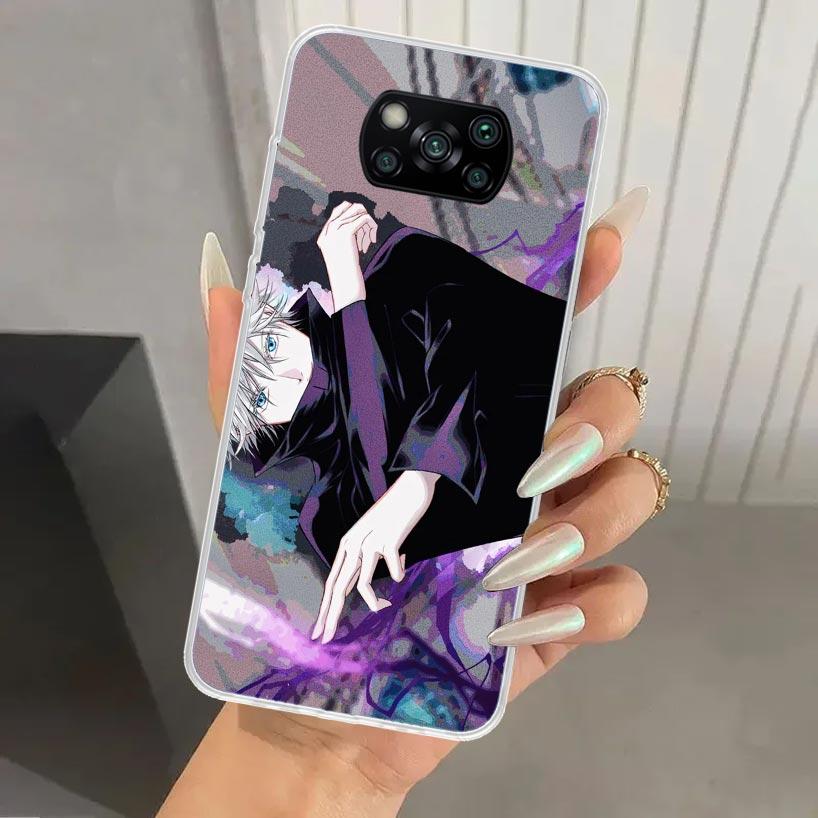 Чехол для телефона Japan Anime Jujutsus для Xiaomi Poco X5 X6 X7 Pro F7 Ultra M7 Redmi 15 15C 13 13C 12 12C 10 10A 10C 9 9A 9C 9T