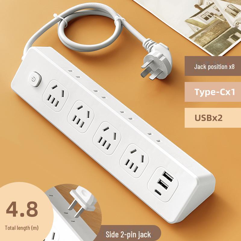 Умный многофункциональный USB-удлинитель и настольная розетка