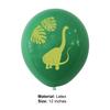 1 Set 12Inch Emulsion Dinosaur Balloon Set Happy Festival Birthday Balloons Kit for Home
