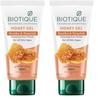 Biotique Медовый Гель Успокаивающий и Питающий Пенка для Умывания Лица | Без Мыла | Уменьшает Сухость | 100% Растительные Экстракты | Подходит для Всех Типов Кожи