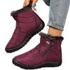 Women's Boots Winter New Thick-soled Lightweight Velvet Waterproof Women's Shoes Side Zipper High-top Snow Boots