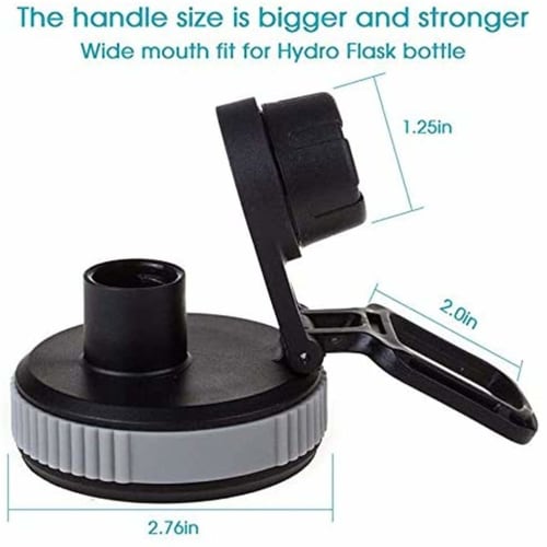 Portable Replacement Lid, Wide Mouth Lid for Hydro Flasks, Water Bottles and Mug Bottles, Replacement Parts, Cap Unit