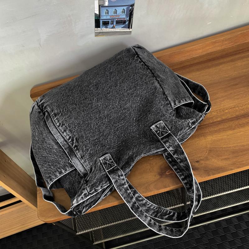 Джинсовая сумка, женская сумка через плечо, большая вместительная сумка через плечо для мужчин, сумка-мессенджер