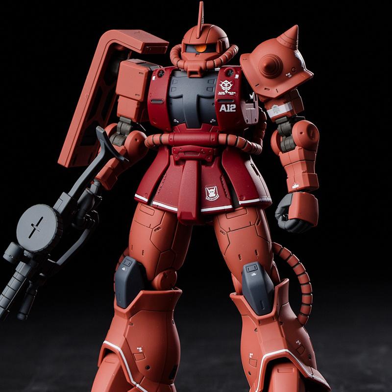 GTO Char's Zaku HG 1/144 Механическая модель для сборки Набор фигурок для сборки Настольное украшение Кукла Пазлы для мальчиков Игрушки Подарок Коллекционная