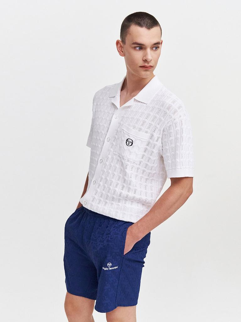Мужской свитер SERGIO TACCHINI в стиле рубашки M Resort