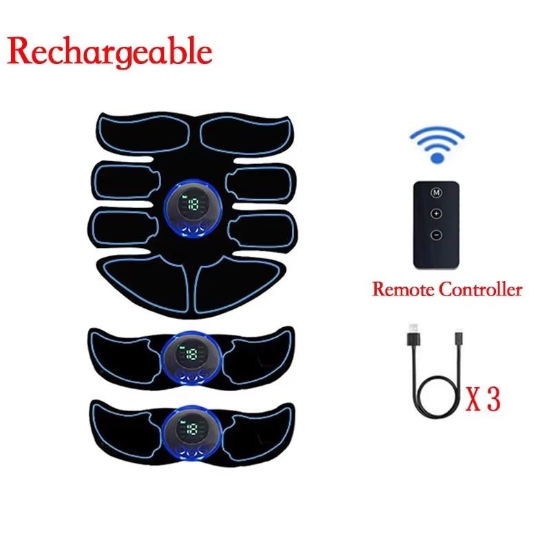 EMS брюшной мышечный стимулятор фитнес ABS руки тренировка патчи мышечные упражнения инструмент USB зарядка для дома мужчины