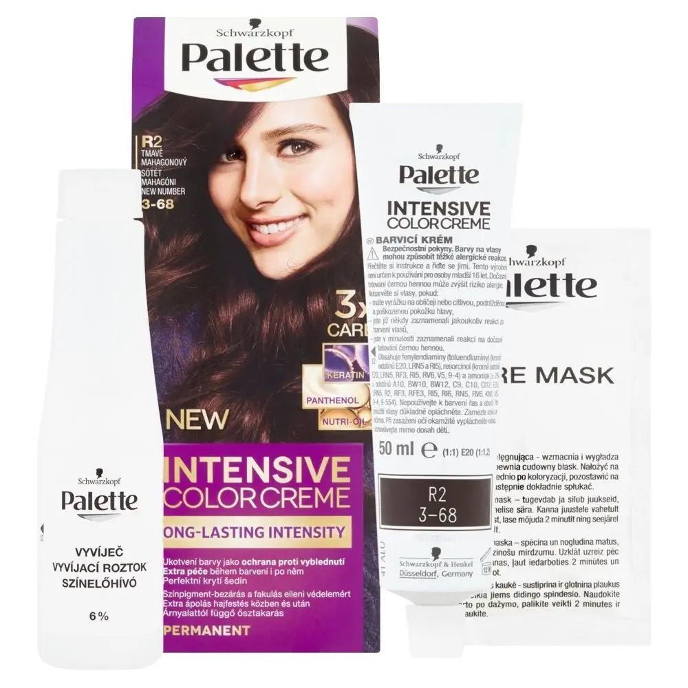 Palette Intensive Color Creme Permanent Hair Dye, No. 3-68 Dark