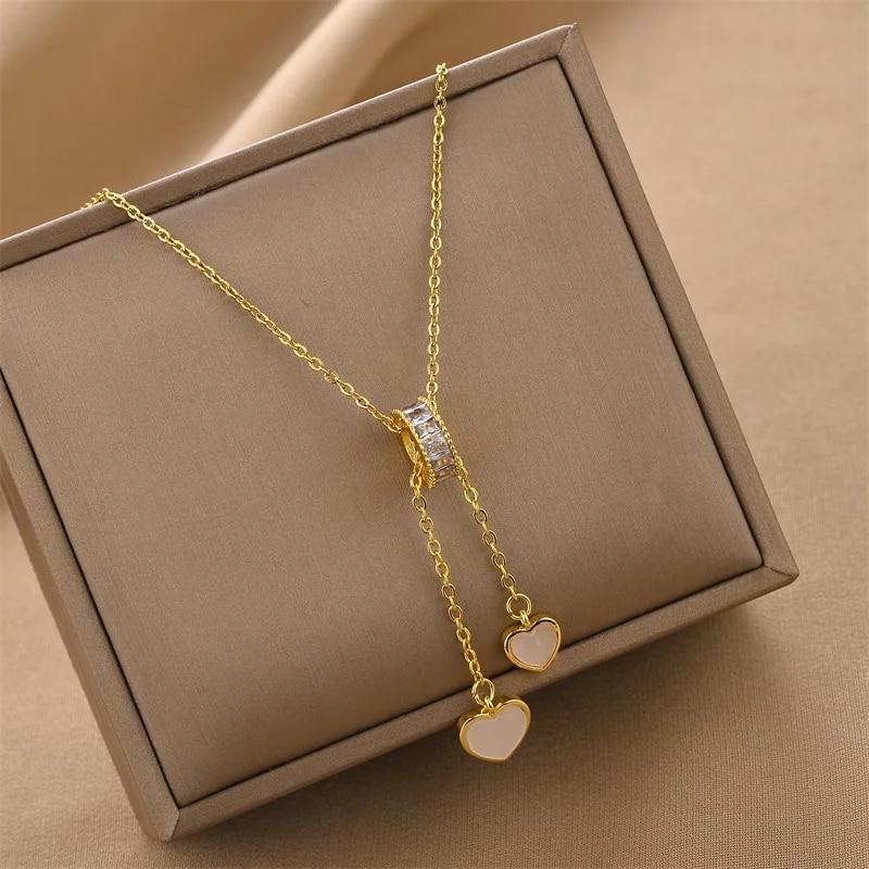 Ожерелье с подвеской «Любовь обесцвечивания», эмоциональное чувствительное ожерелье из нержавеющей стали, цепочка из бисера, подарочные ювелирные изделия, новая мода