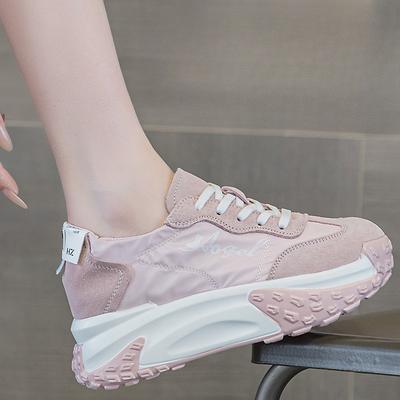 Кроссовки на толстой подошве, Женские спортивные повседневные кеды, Дышащая и универсальная обувь