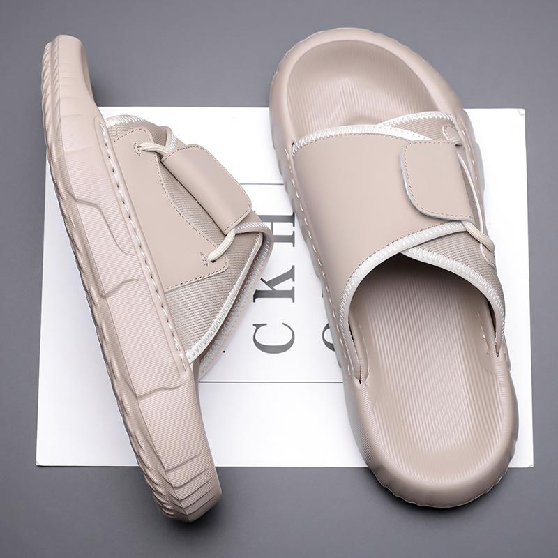 Men's Slippers Summer Fashion Casual Wear Comfortable Soft-soled Youth Outdoor Dual-purpose Beach Shoes