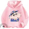 Autumn Winter Warm Hoodie Cute Cartoon Print Casual Outdoor Street Fashion Kids Wear Crayon Shin Chan 3 14