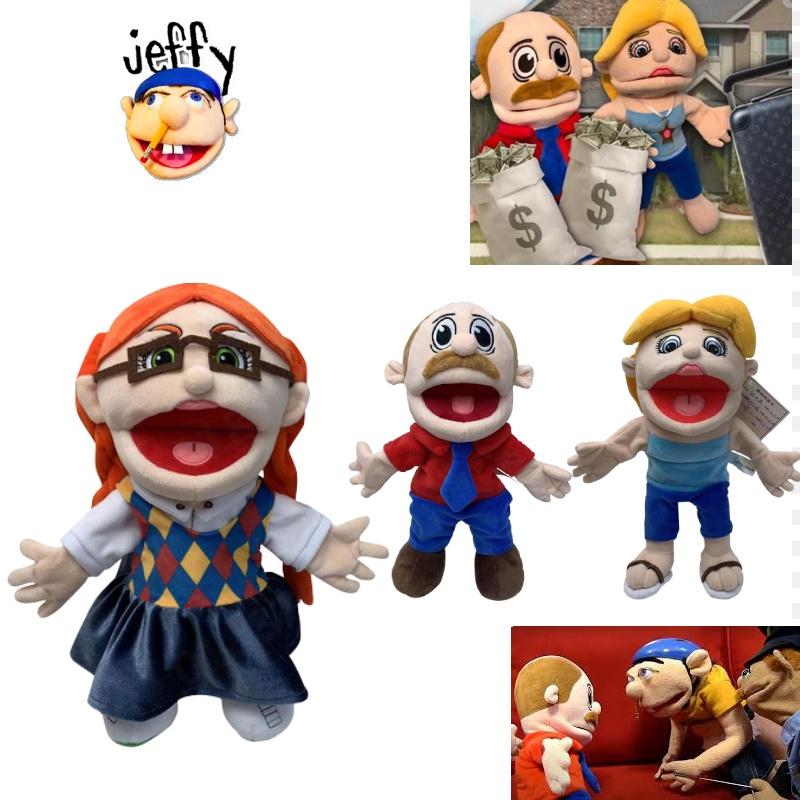 Funny Cartoon Open Mouth Boy Hand Puppet Plush Toy For Parent-child Interaction And Early Education Gift Characters)
