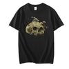 True Detective & Sprouted Skull T-shirts Unisex Fashion Four Seasons T Shirts 100% Cotton Tshirts O-Neck High Street Graphic