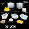 Lovely Dessert Baking Mold Cute Animal Shape Clear Puddings Mould  Desktop Decoration