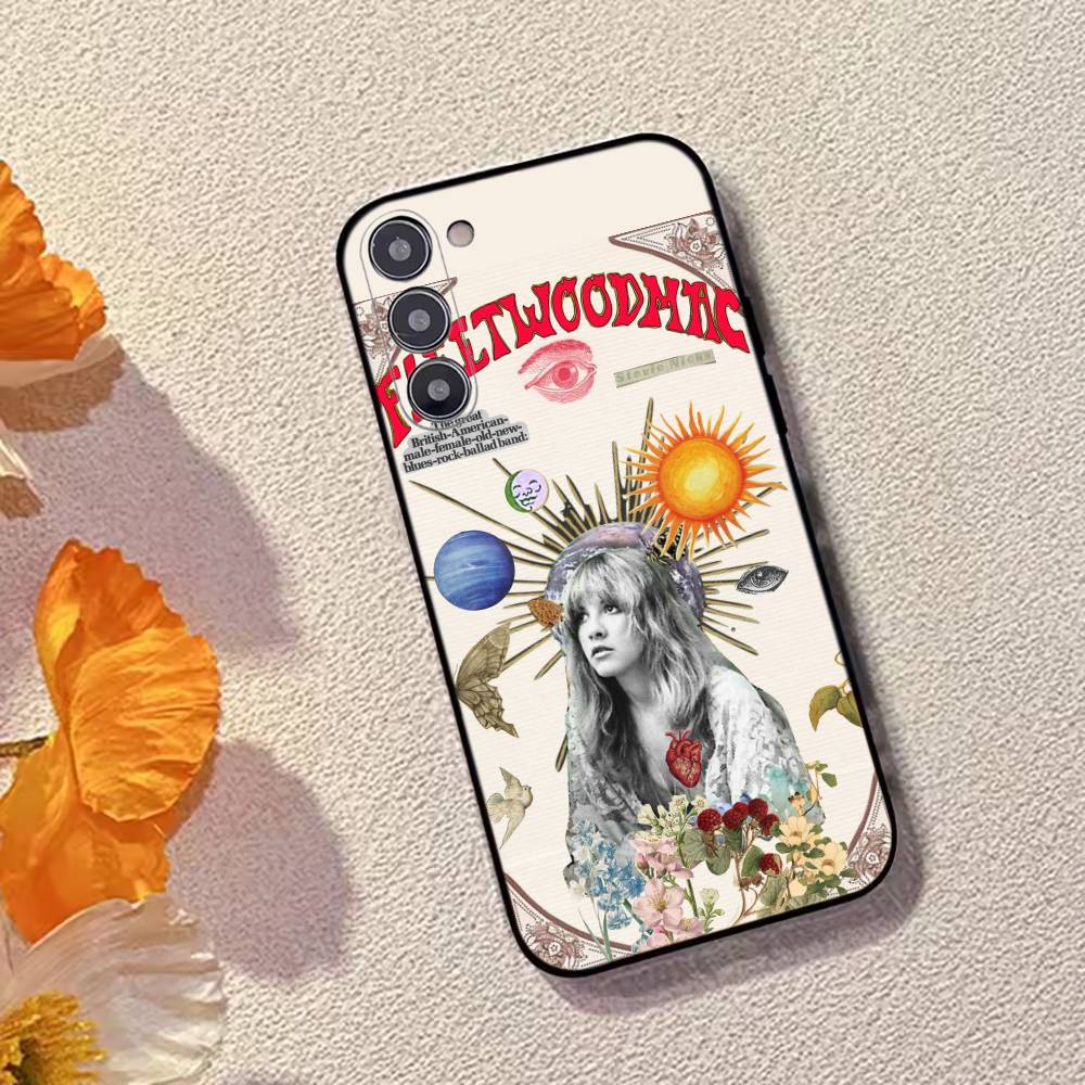 Чехол для телефона Band F-Fleetwood Mac Черный Силиконовый Мягкий Для Samsung Galaxy A73,A72,A71,A70,A53,A52,A51