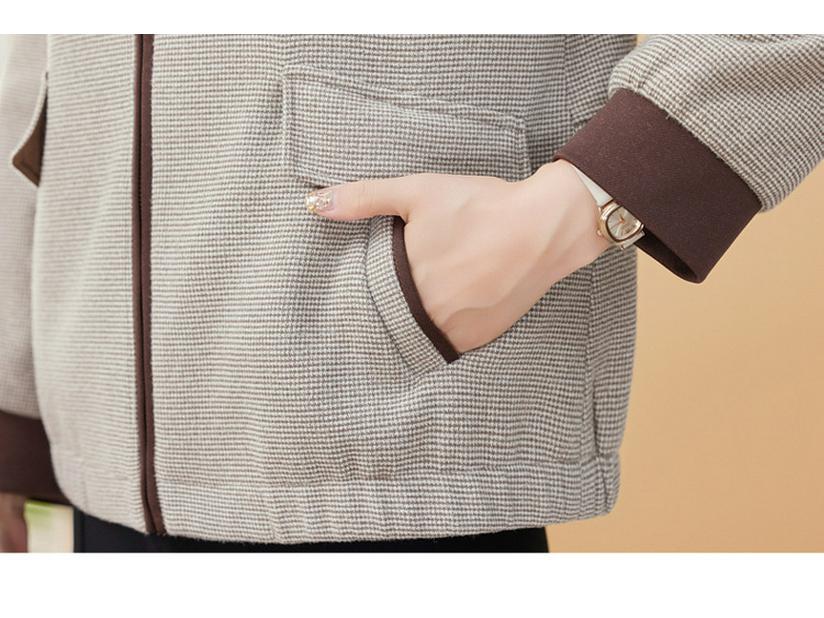 Trendy Autumn Hooded Jacket for Middle-Aged and Elderly Women