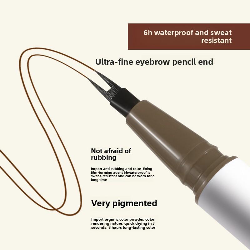 Двусторонний карандаш для бровей, формирующая паста для бровей, водостойкий и потостойкий, двухсторонний карандаш для бровей