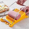 1PC Ham Sausage Slicer Slicing and Dicing Artifact Lunch Meat Slicing Tool Preserved Egg Egg Slicing Fruit Splitter