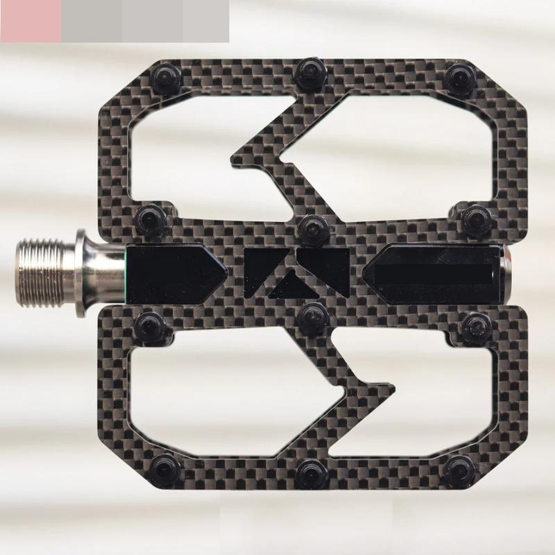 Carbon Fiber Pedal Ultralight MTB Titanium Shaft 3 Bearings Road Bike Pedal Anti Slip Racing Pedal